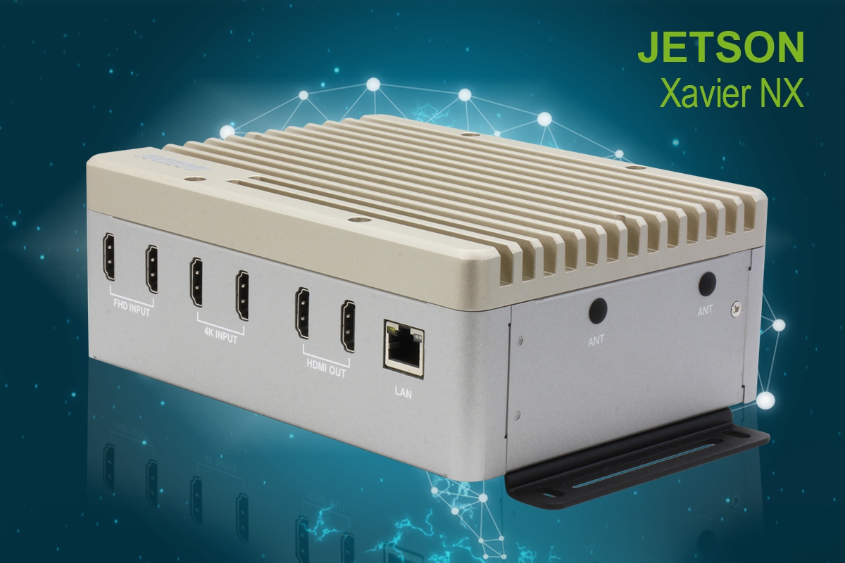 BOX PC with NVIDIA Xavier NX, HDMI Input x4 | BOXER-8256AI