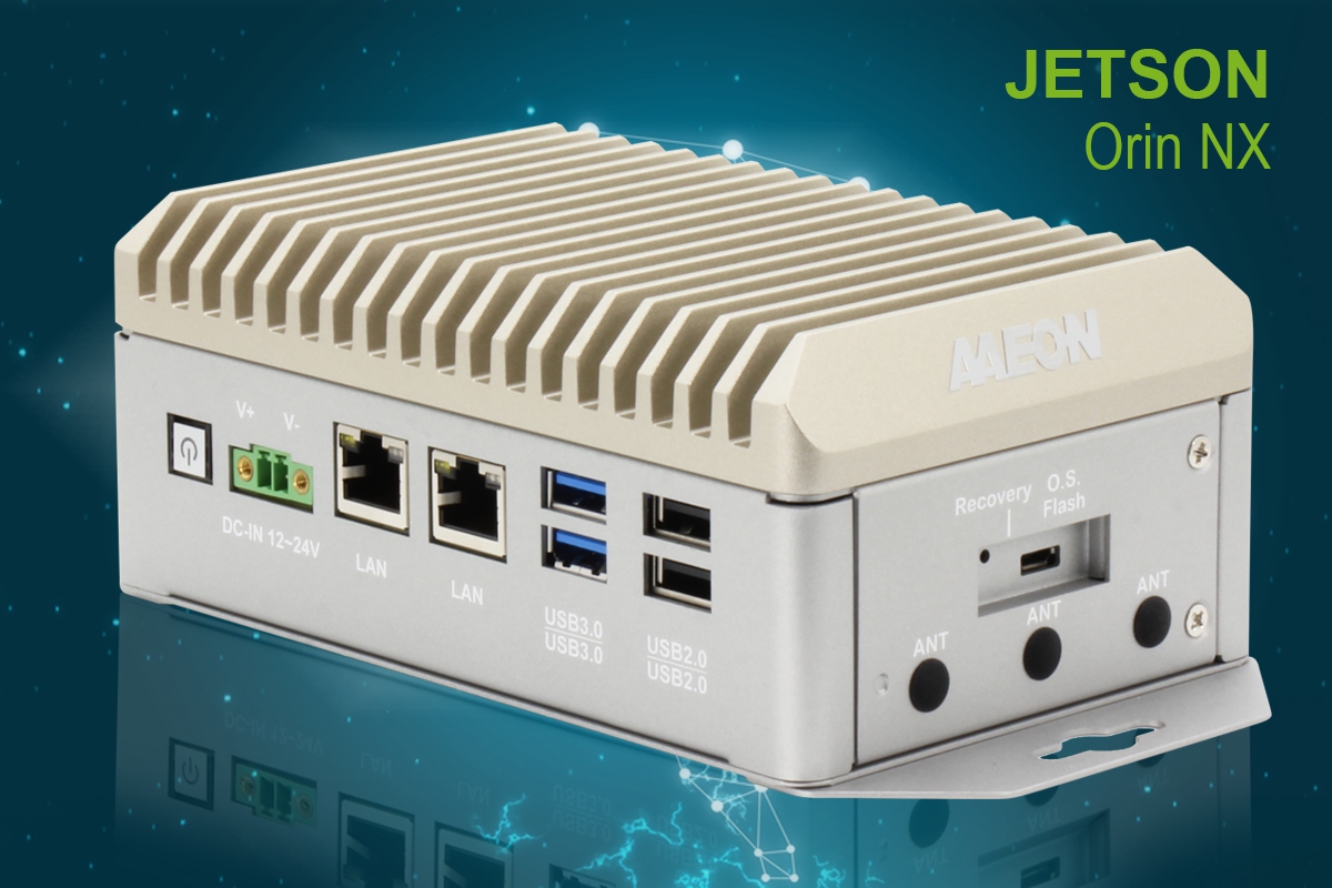 Compact Fanless Embedded AI System with NVIDIA® Jetson Orin™ NX