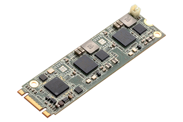 The AI Core XM2280 features two Intel Movidius Myriad X VPUs