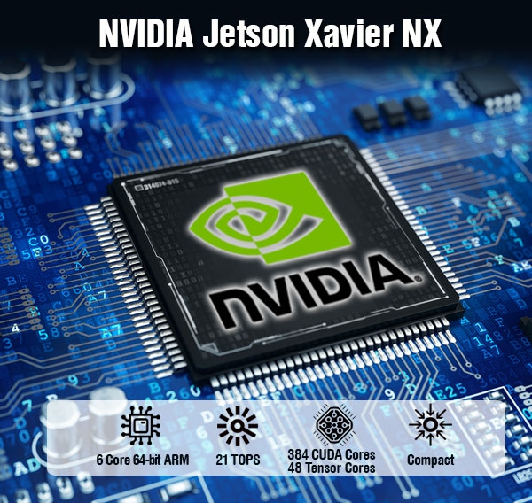 The BOXER-8250AI features the NVIDIA Jetson Xavier NX