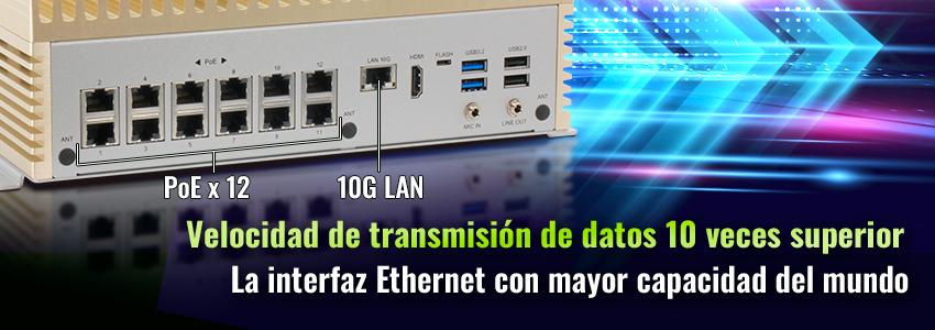 12 PoE LAN ports - BOXER-8646AI